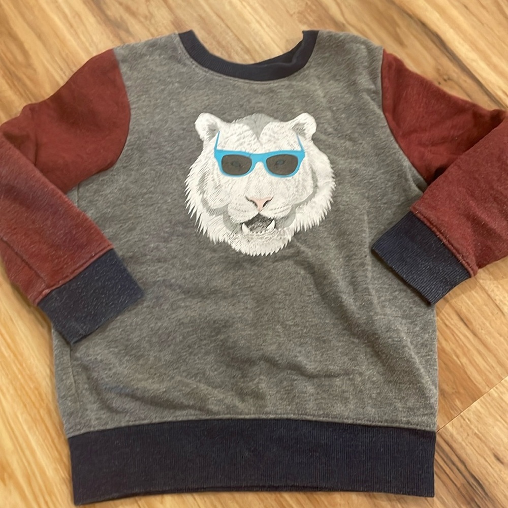 Cat & Jack tiger sweatshirt